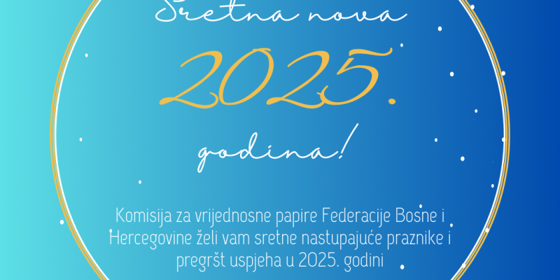Sretna nova 2025. godina!